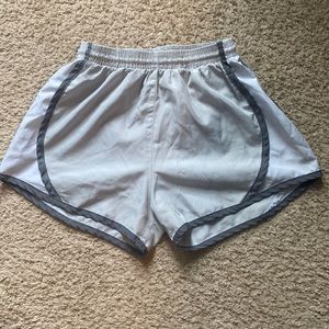 Grey running shorts